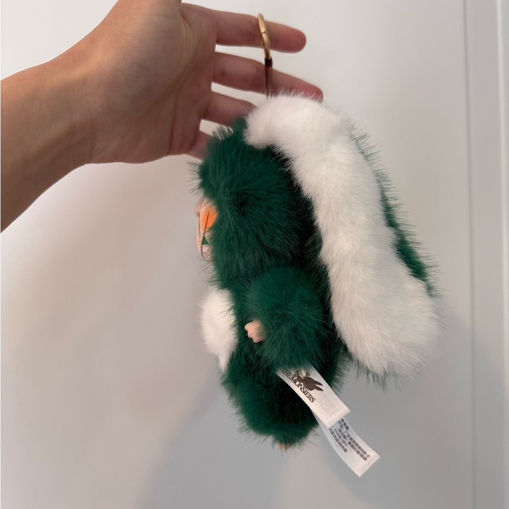 Green Labubu Plush Bunny Keychain Stuffed Animal Charm Not from Pop Mart-Gift - Picture 9 of 13